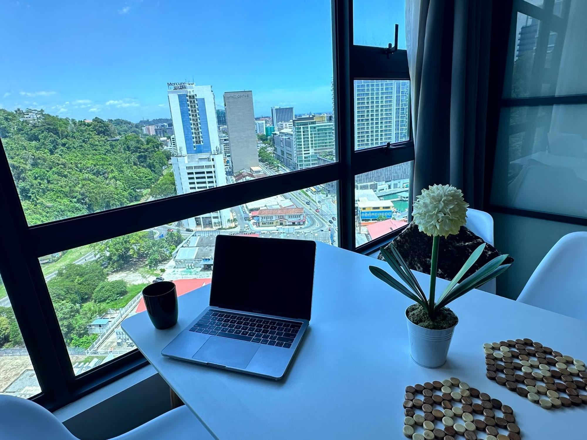 Jq1 Sea & Pool Or City View Wifi I Washing Machine For Some Units I Cuckoo Water Jesselton Quay By R2 Kota Kinabalu Exteriér fotografie